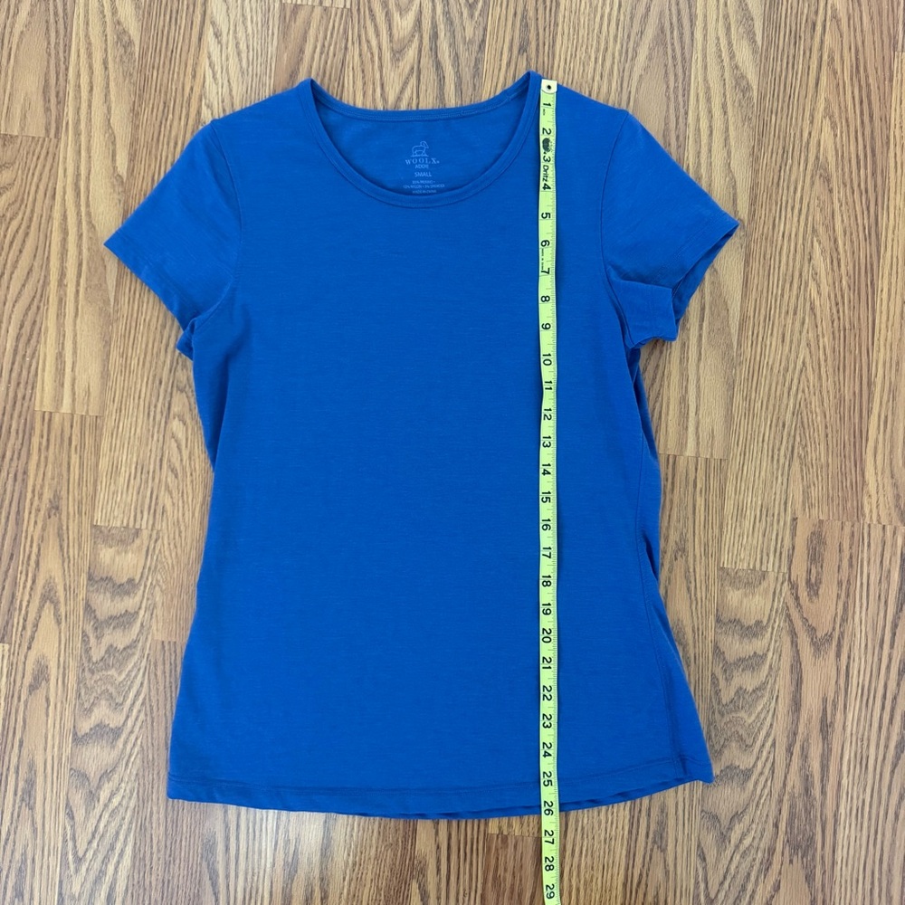WoolX Women’s Classic Blue Addie Women's Top, Size Small, Merino - Picture 4 of 5